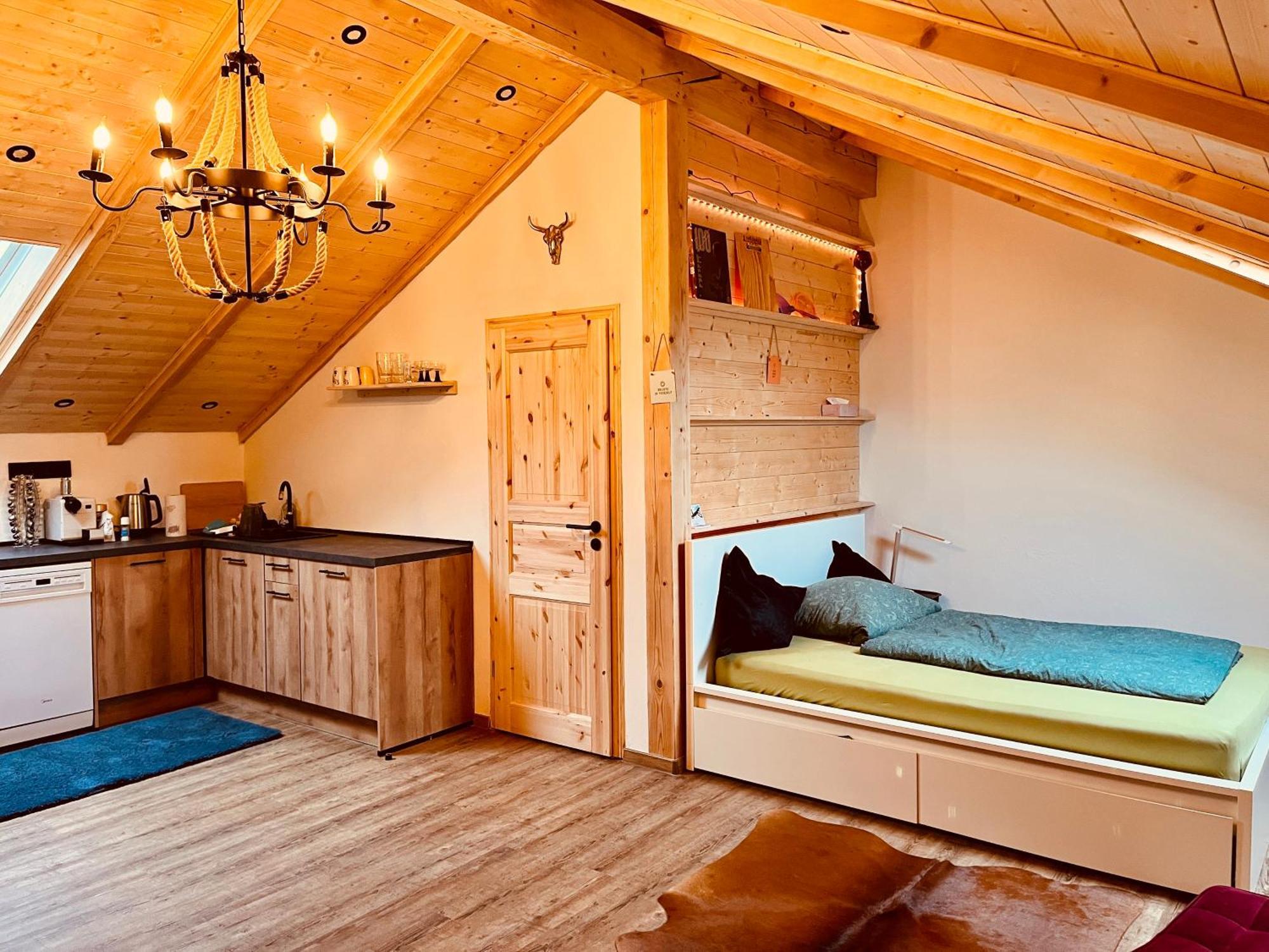 Game Changer Hof Appartment Eging Esterno foto